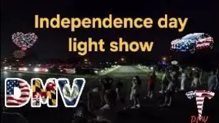 TESLA 50 STATE LIGHT SHOW - MARYLAND INDEPENDENCE DAY LIGHT SHOW #4K