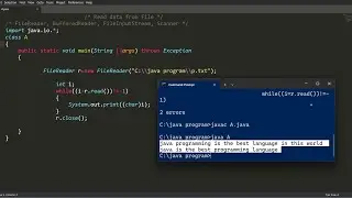 java program to read text from file | java programming