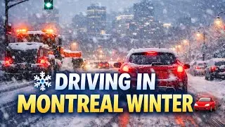 DRIVING IN MONTREAL WINTER
