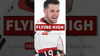 Drake Batherson describes the vibe on Air Sens when the team found out they had clinched.