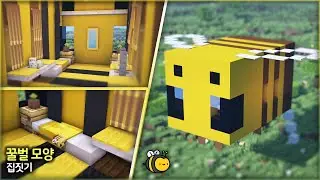 ⛏️ Minecraft Build Tutorial :: 🐝 Cute Bee House 💛