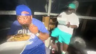 Backyard cooking greens gumbo with lime vegetable chicken rice #24 please subscribe 