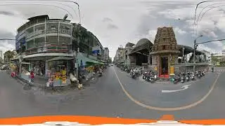 Sri Maha Mariamman Hindu Temple Wat Khaek Bangkok Thailand 360 Degree Panoramic VR Video