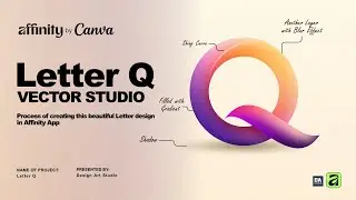 Create this Letter Q Design in Affinity 3 (Step by Step)