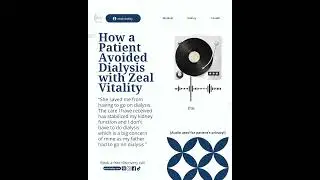 Avoided Dialysis with Zeal Vitality