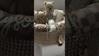 Adorable Bear-Themed Diaper Caddy Baby Gift Basket | Perfect Baby Shower Gift Idea!