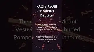 Did You Know: #historicaldisasters
