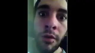 Man sneezes with eyes open