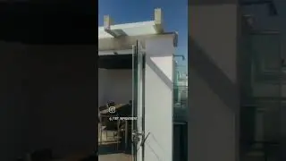 #framelessglass #glasscurtains #glasspanels #roofdesign #rooftop #aluminii #enclosure #handrail
