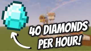 How to Build a Super Simple Diamond Farm! | Minecraft Create Mod Tutorial