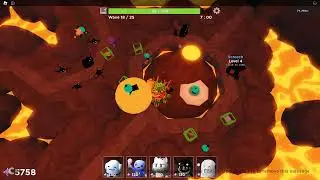 roblox/ tower heroes/volcano valey/easy