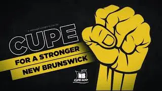 CUPE / SCFP NB Fist ENG & FRE
