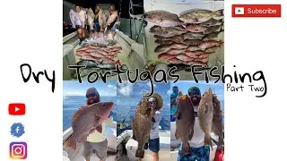 DRY TORTUGAS FISHING - PART TWO - HOT BITE!!! - HUGE Black Grouper AND Underwater Footage of Snapper