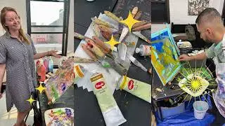 TAL ART STUDIO &mdash; Abstract Painting with Palette Knives