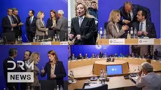 UNSEEN VIDEO: Merz, Macron, Meloni, Kallas, Costa, and Other EU Leaders Gather in Belgium | AC1B