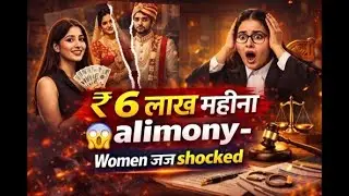 6 LAC MAINTENANCE !!!!! PATI KI HALAT KHARAB. -  DIVORCE CASE - #judiciary #bns