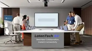 LatenTech AV LVB-2000S Dual-Lens 4K All-in-One USB Video Bar