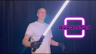Clear QUAD-STAR with 500 RGB LED Pixels for Michael C. [4K]