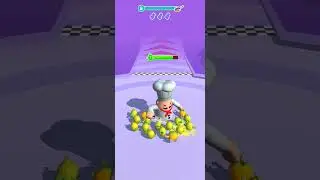 Fruit Rush 3D Games🍊🍊 #shorts All levels gameplay ( ios & Android)....