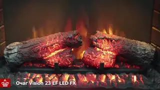 Очаг Vision 23 EF LED FX - обзор пламени