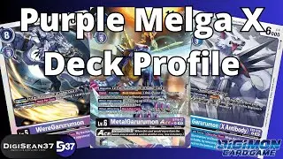 Purple Base MetalGarurumon X Antibody Deck Profile | Digimon Card Game | EX5 Animal Colosseum