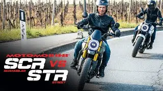 Scrambler vs Street. Moto Morini SEIEMMEZZO SCR vs STR.