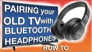 Bluetooth Headphones on an older TV (How to instructions)