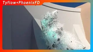TYFLOW + PhoenixFD Tutorial 50  Collapse of a dam