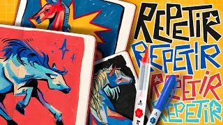 NO PARO DE PINTAR HASTA QUE CONSIGA HACER ALGO QUE ME GUSTE x Arrtx | IvArt