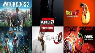 6 Games tested on Firepro W5000 2021