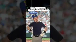 POV: Aaron Judge and Cal Raleigh battling for MVP😂⚾️