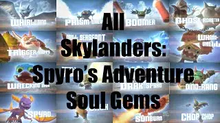 All Soul Gems in Skylanders: Spyro's Adventure | Archaic Plays