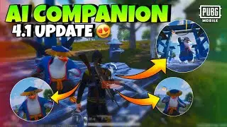 PUBG Mobile 4.1 Update New Feature - AI Companion🤯 | What is AI Companion in PUBG Mobile?