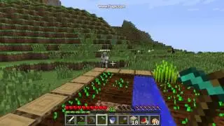 Minecraft: Diamond Hoe Attack!