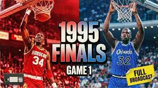 1995 NBA Finals Game 1 &ndash; FULL Broadcast | Hakeem the Dream Too Good for Shaq