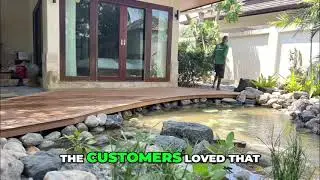 Spectacular Pond & Waterfall  Designer Luxury Backyard Transformation!