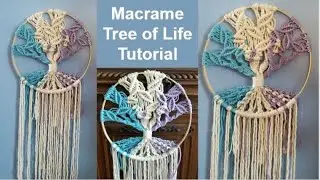 Tree of Life - Macrame Wall Hanging | Dream-catcher 绳编生命之树