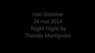 Heli Divonne night flight 1