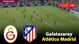 🔴En Vivo- Galatasaray vs Atl&eacute;tico Madrid | Champions League 2025/26 Match | PES21 Game Simulation
