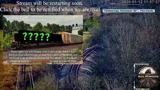 Live Chattanooga Railcam on W&A Subdivision - #CSX line in bird sanctuary by Mile Post 122.8 in TN