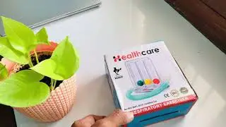 HealthAndYoga(TM) Deep Breathing Exerciser - Lung Strengthener (Made in India) unboxing