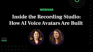 Inside the Recording Studio: How WellSaid Avatars Are Built
