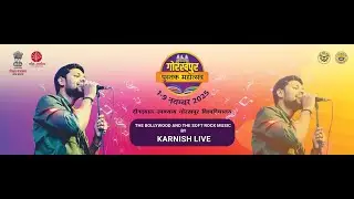 The Bollywood  and Soft Rock Music by Karnish Live l Gorakhpur Pustak Mahotsav 2025