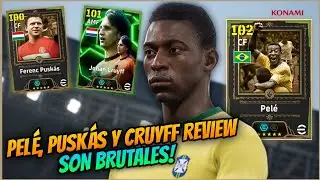 🔥 ¡PELÉ ÉPICO ESTÁ ROTÍSIMO en eFootball!🤩 Probamos AL REY👑 Junto a PUSKÁS Y CRUYFF⚽