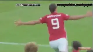 Zlatan Ibrahimovic Goal - Leicester City 1-2 Manchester United - Community Shield