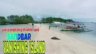 Vanishing beach ,vanishing sandbar island garden city of samal,davao city