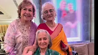 Wahida Rahman Asha Parekh aur Helan ki dosti ki ab ki tasvir picnic per ghumte hue