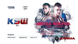 AI MMA Presents: KSW 91 Mariusz Joniak vs Tobiasz Le fight prediction