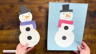 Snowman Craft - Free Template