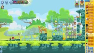 Angry Birds Friends Tournament ● LEVEL 6 ● 247 K HD ● Week 198 ●  POWER UP